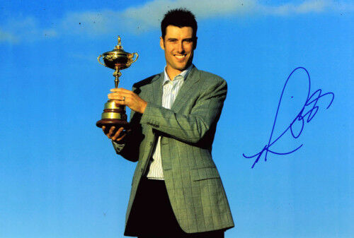Ross Fisher SIGNED Ryder Cup Winner 12x8 Photo Poster painting AFTAL