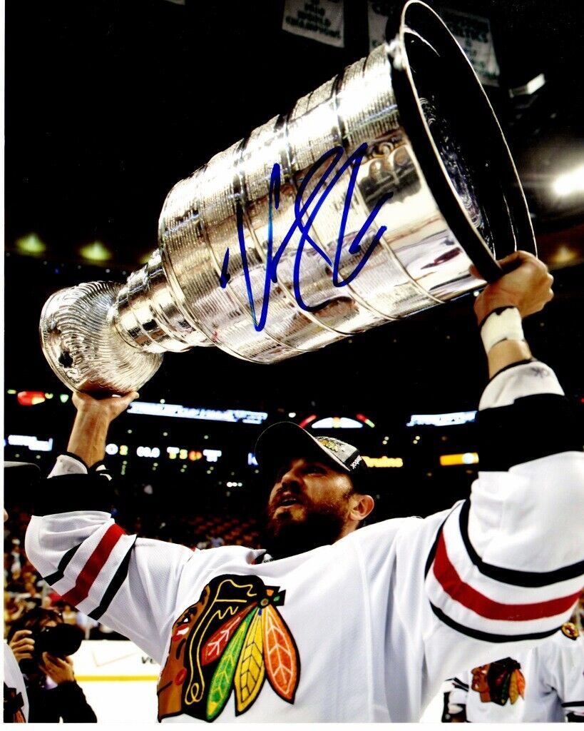 Viktor Stalberg Signed - Autographed Chicago Blackhawks 8x10 inch Photo Poster painting