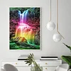 Diamond Painting-5D Full Round Drill Colorful Waterfall