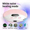 Under Pillow Speaker HiFi Sound White Noise Digital Display Long Battery Life Mini Sleeping BT Speaker for Side Sleepers Bedroom Travel