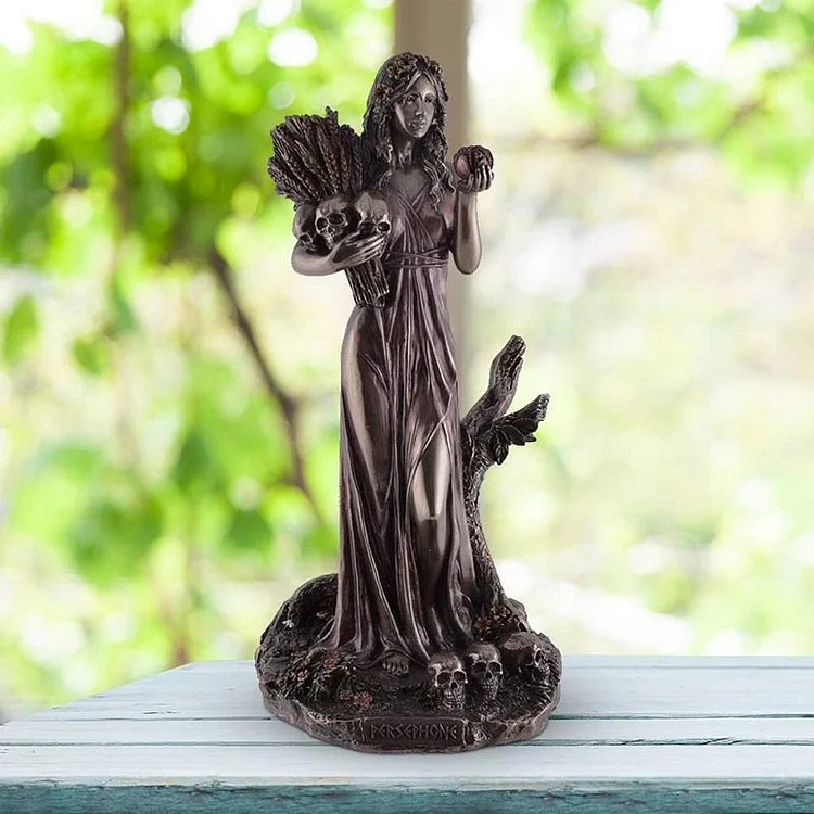 Persephone Statue Figurine.The Maiden Statue Figurine.Goddess of the underworld