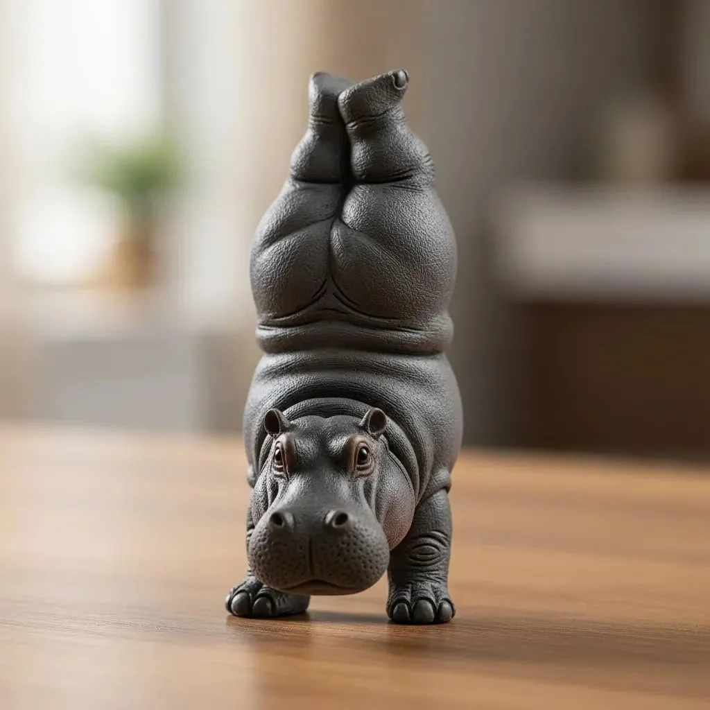 🔥Hot Sale 49% Off🔥-The Awkwardly Cute Yoga Hippo 