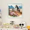 Horse-11CT Stamped Cross Stitch 40*40cm/15.75*15.75in tapestrymarket