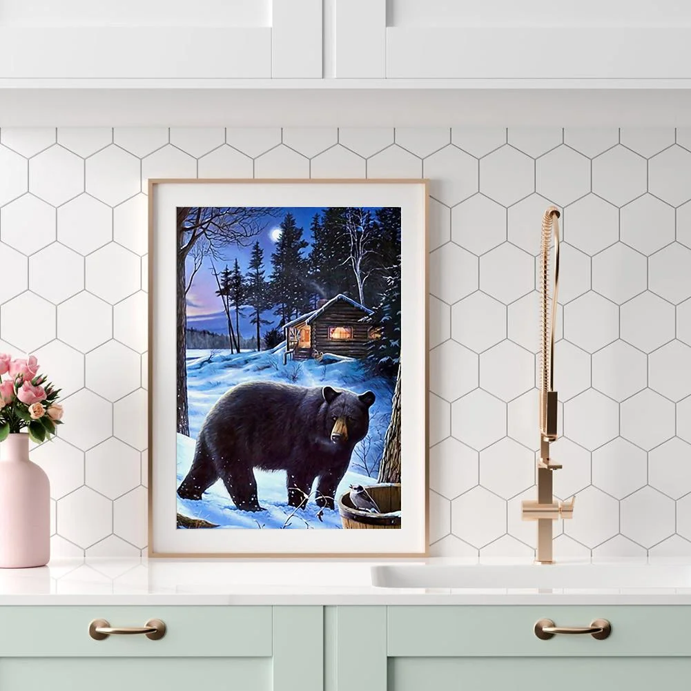Diamond Painting - Full Round Drill - Bear(30*40cm)