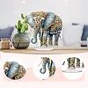 2D Flat Elephant DIY Acrylic Table Top Diamond Painting Ornament Kits for Adults