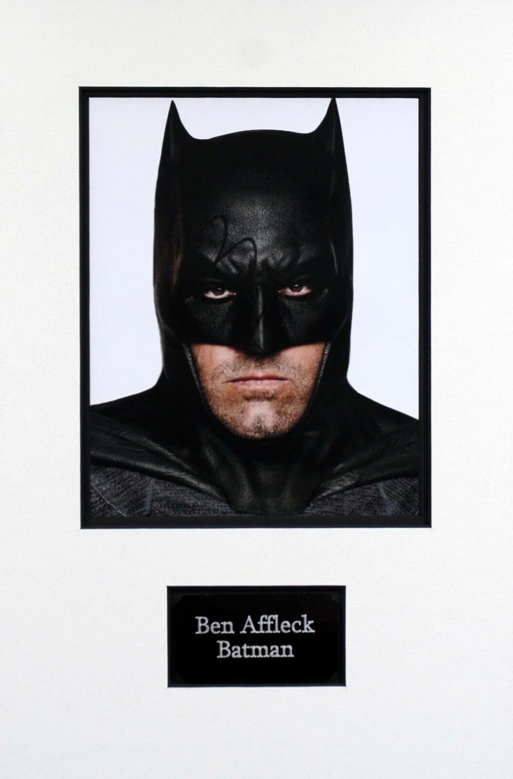 Ben AFFLECK Signed & Mounted 10x8 Photo Poster painting AFTAL COA Batman Movie