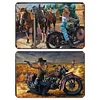 2pcs - Beauty Motorcycle - Vintage Metal Signs(8*12Inch/12*16Inch) - Vehicle