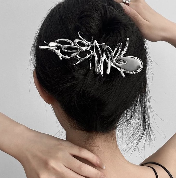 Liquid Curve Metal Hairpin KERENTILA