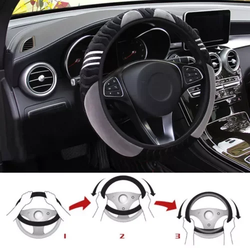 Dronehint 15"/38cm Car Steering Wheel Cover Non-Slip Sweat Uptake Warm Accessories Parts (For: GMC) Parts