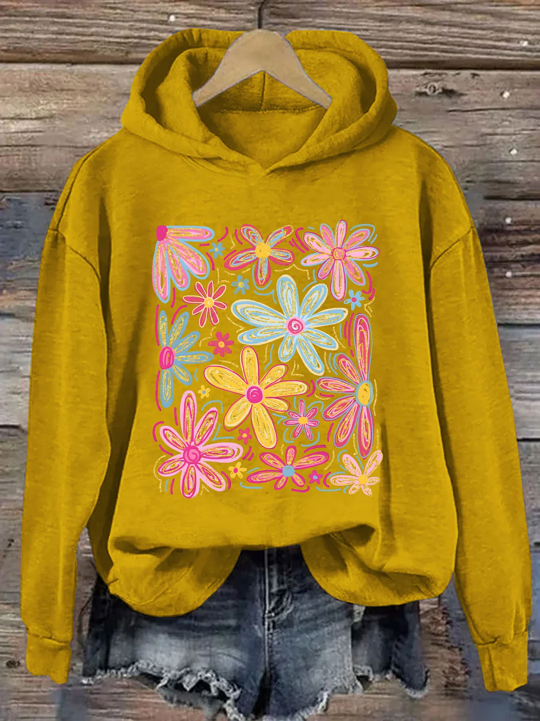 Floral Hoodie