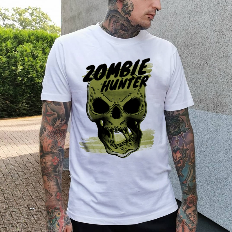 ZOMBIE HUNTER GRAPHIC PRINT T-shirt