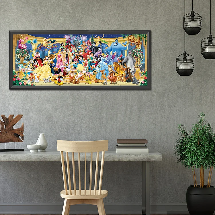 Disney Family - Full Round - Diamond Painting(110*50cm)