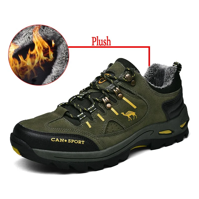 Brand Men's Hiking Shoes Autumn Winter Mens Sport Trekking Mountain Boots Waterproof Climbing Athletic Shoes Men's Sneakers