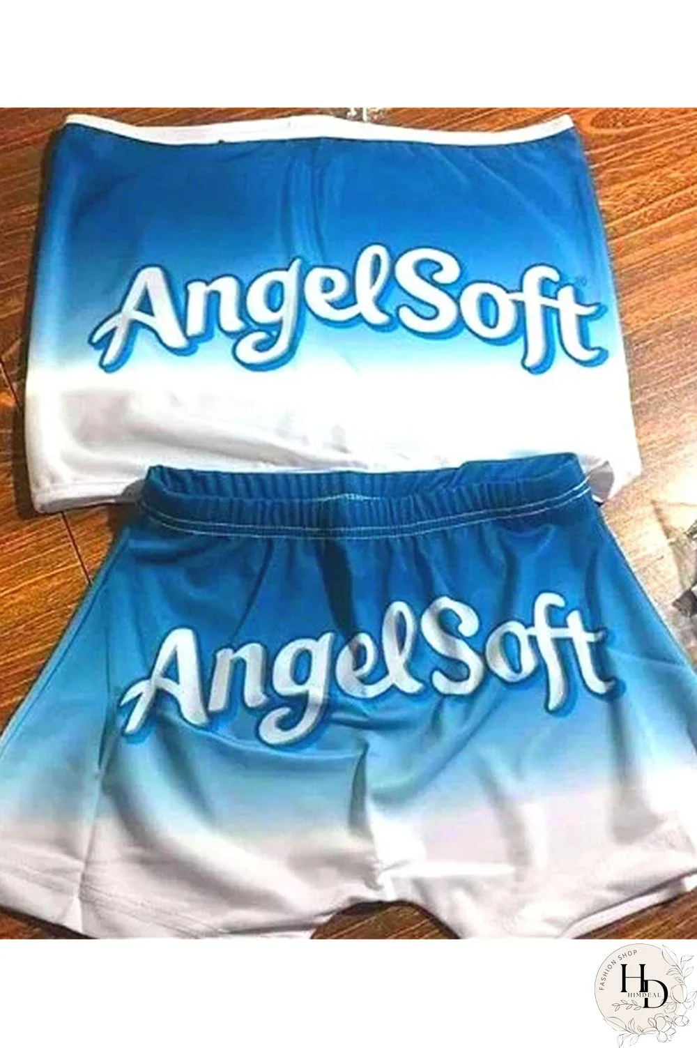 Orange Polyester Sexy Plaid Letter Print Character Straight Two Pieces