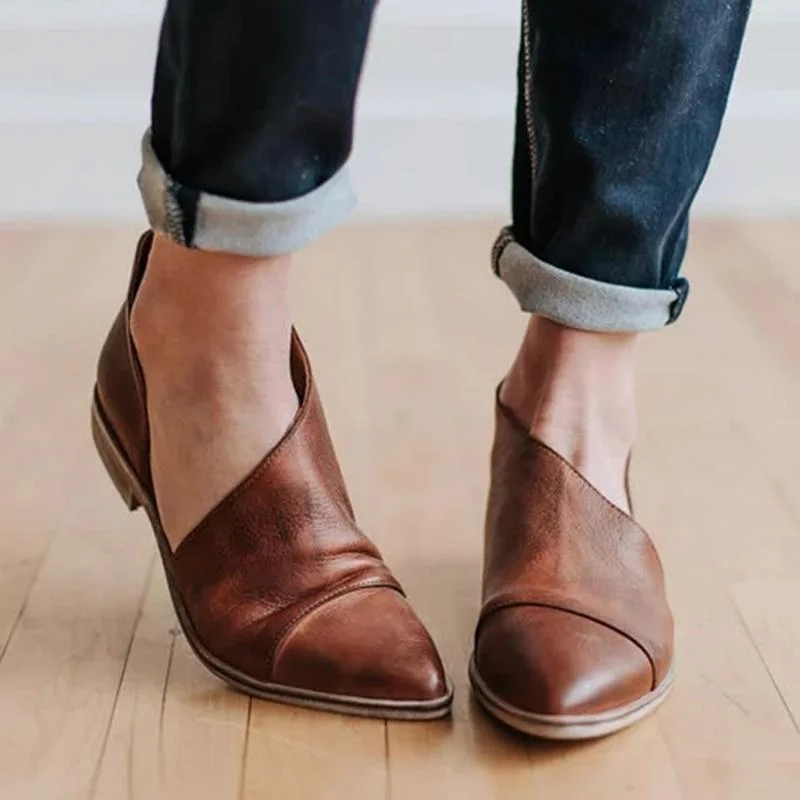 Women Pointed Toe Soft Simple Comfy Sandals