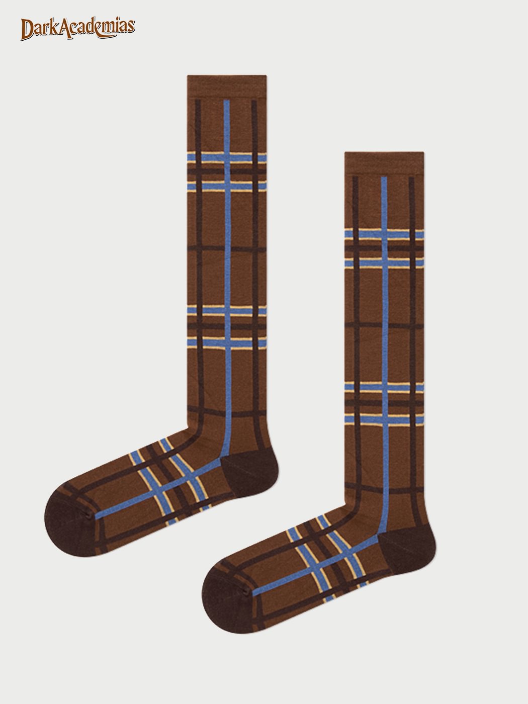 British Color-block Striped Calf Socks