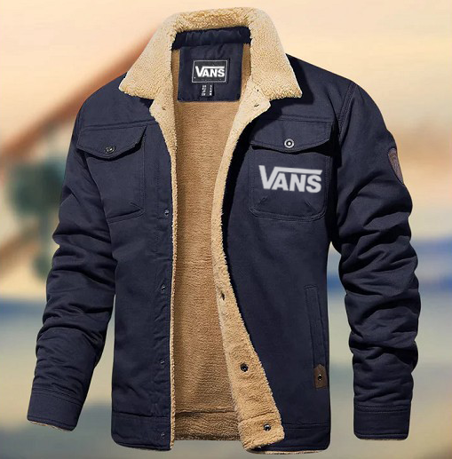 Męska polarowa kurtka termiczna na zewnątrz — Vans®