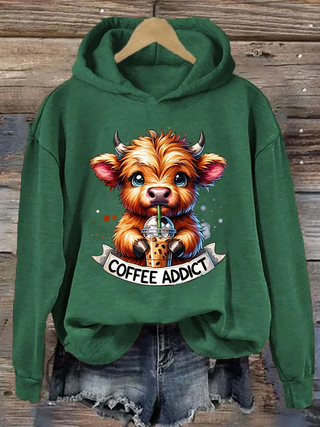 Cute Highland Cow Hoodie