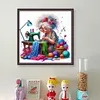 Sewing Old Lady-11CT Stamped Cross Stitch 40*40cm/15.75*15.75in tapestrymarket
