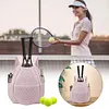 Quilted Tennis Backpack Lightweight Large Tennis Bag for Rackets and Sports Gear