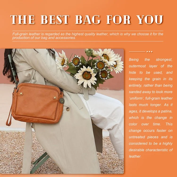 🔥Best Gift for Monther Days🔥Three-Layer Leather Crossbody Shoulder & Clutch Bag