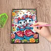 Diamond Painting Two Mice Diary Book 50 Pages for Adults Kids
