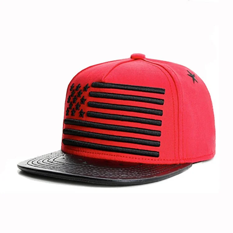 PANGKB Brand BL V$A CAP USA American Flag red snapback hat for men women adult outdoor casual sun baseball cap bone