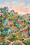 Luxury AB Velvet Diamond Painting Kit - House