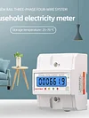 3 Phase 4 Wires Electric Energy Meter 100A Energy Meter AC 3*230/400V for Indoor