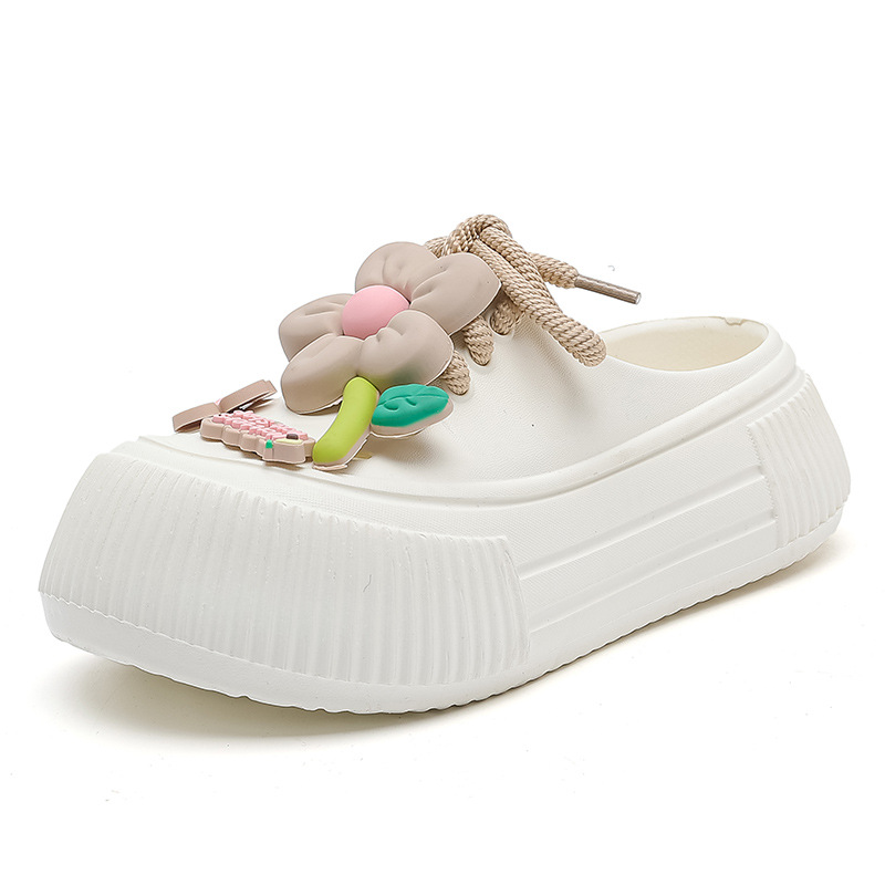 💖2025 49% desconto🌈Chinelos femininos, sola respirável, decoração floral🌴