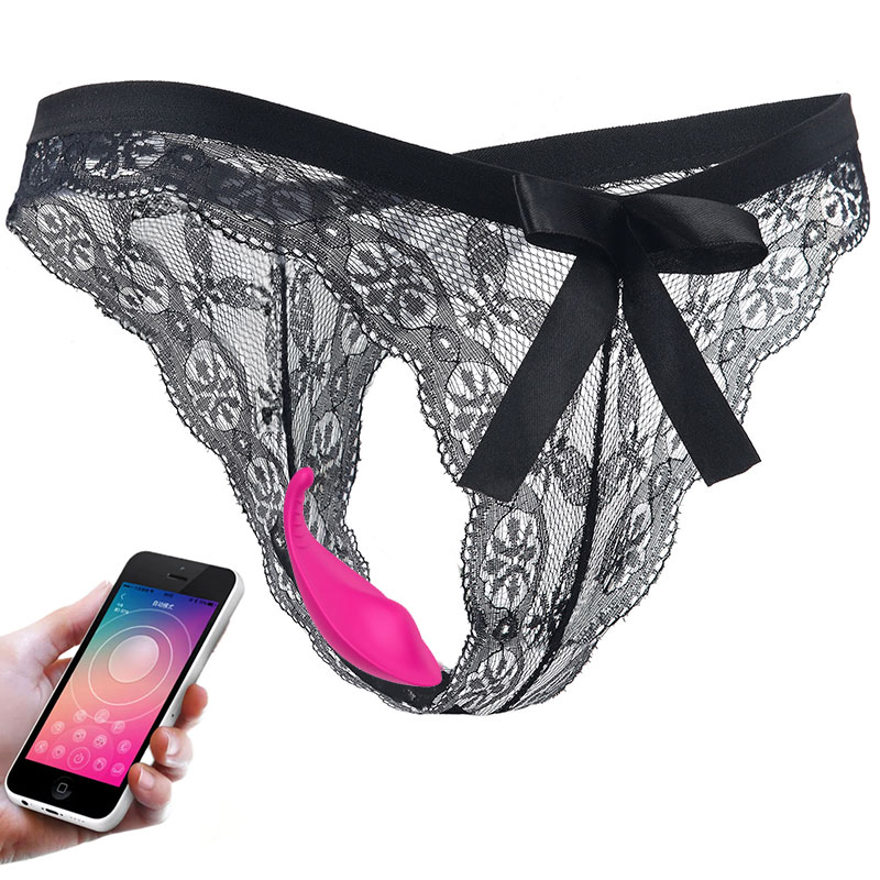 Wireless Remote Control Invisible Butterfly Vibrator - Rose Toy