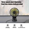 F402 Car Truck Fan with Suction Cup USB Powered 3-Speed Dashboard Desk Fan