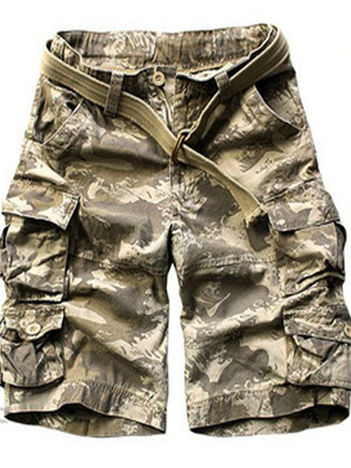 Men's Summer Camouflage Work Shorts Men Loose Big Size Five-minute Pants Casual Pants