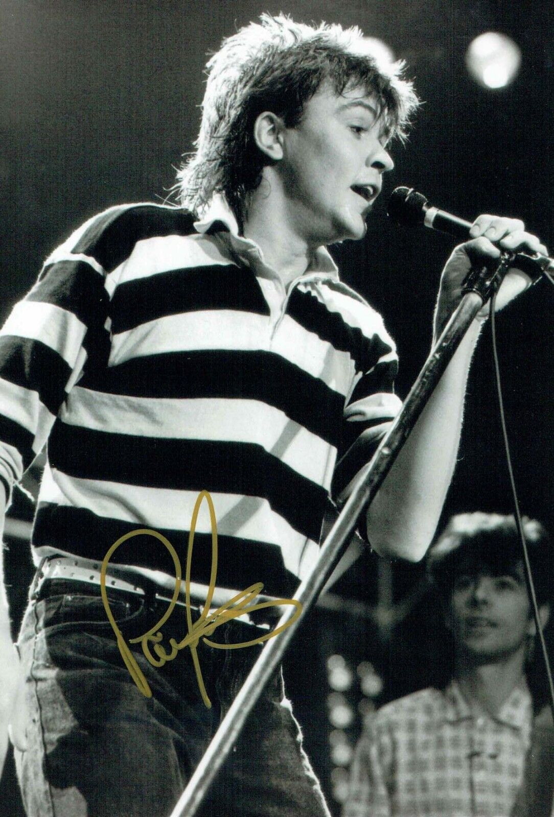 Paul YOUNG SIGNED Autograph 12x8 Photo Poster painting 1 AFTAL COA 80's Pop Music Singer