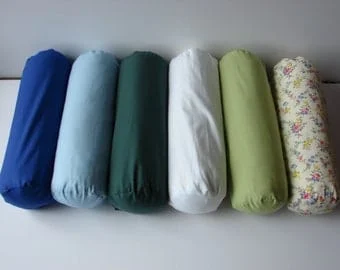 Pornhint Body pillow cover, all-cotton cylindrical therapeutic body pillow cover, extra large cover.  Extra pillow case only, made to order.