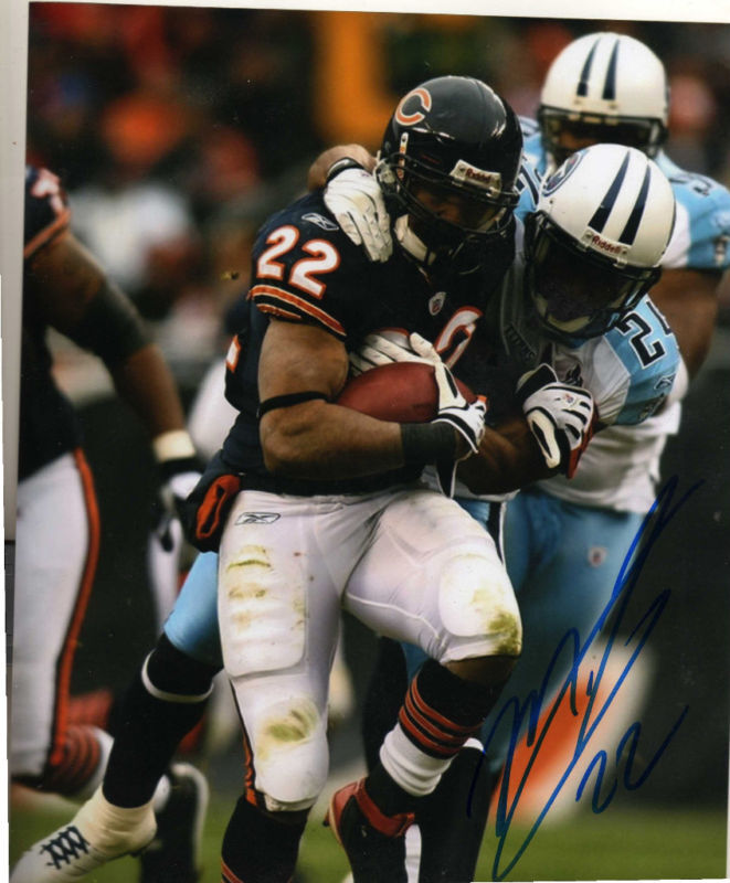 MATT FORTE CHICAGO BEARS NFL SIGNED 8X10 Photo Poster painting 2