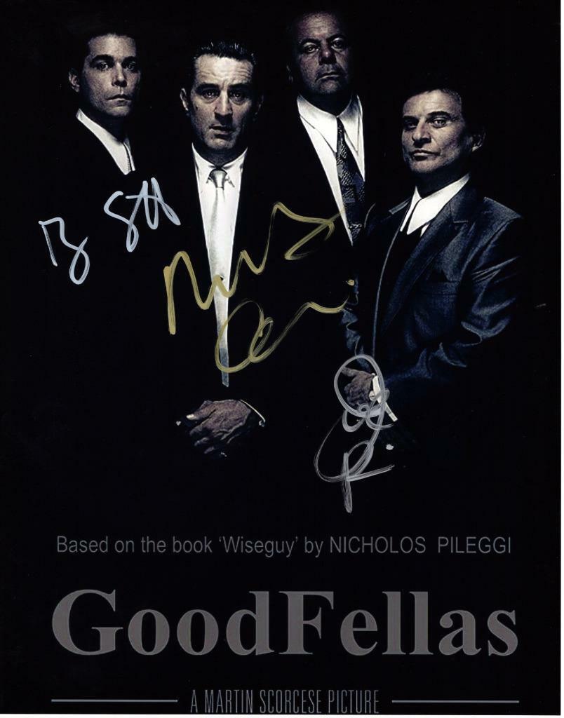 Ray Liotta Joe Pesci Robert DeNiro 11x14 Signed Autographed Photo Poster painting Picture COA