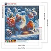 Diamond Painting - Full Round Drill - Cat(Canvas|40*40cm)