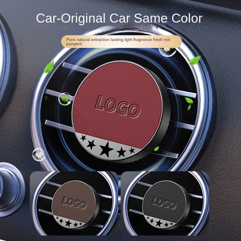 Car air vent premium leather aromatherapy box (2PCS)