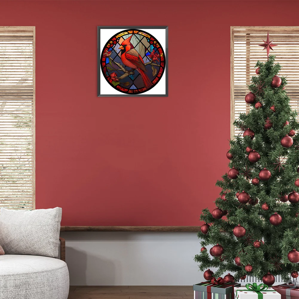 DIY Paint By Number 40*40cm - Cardinal