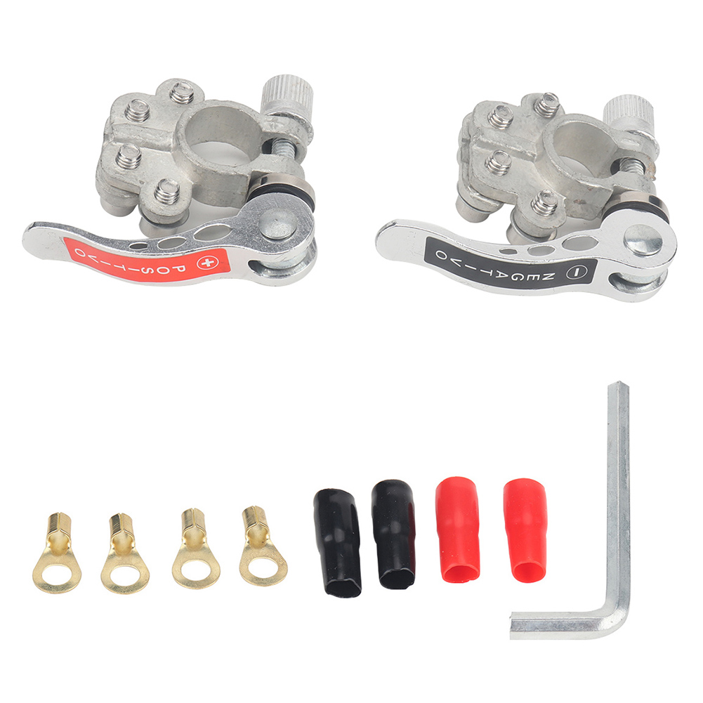 

1 Pair Quick Disconnect Battery Terminal for 6V 12V 24V Boat Car Toolless, 501 Original