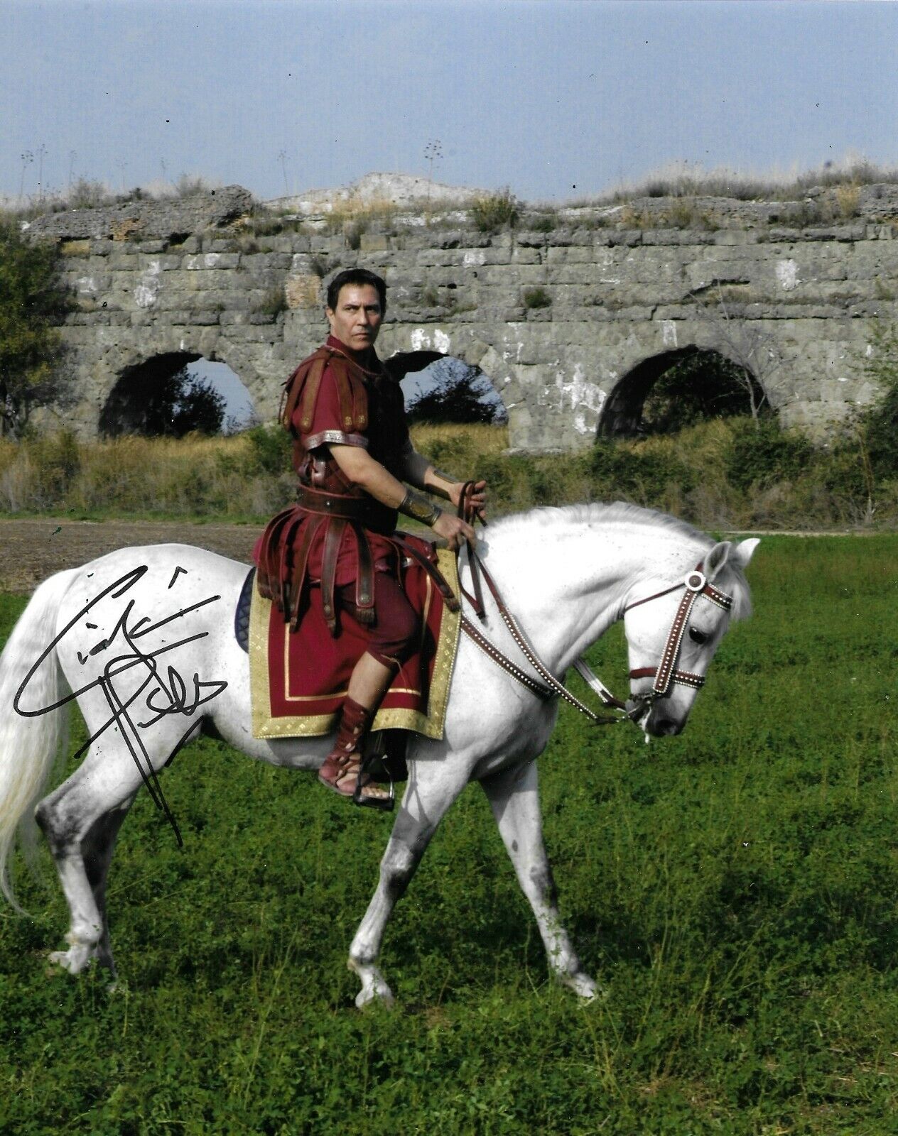 Ciaran Hinds Signed Rome 10x8 Photo Poster painting AFTAL