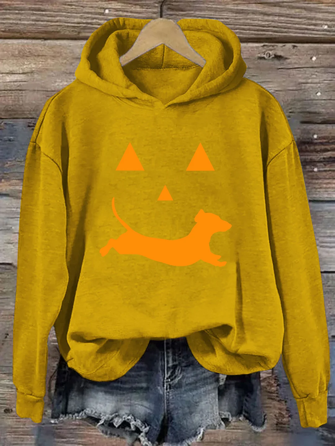 Dachshund And Halloween Hoodie