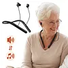 BT Neckband Hearing Aids Earphones Rechargeable Neckband Hearing Amplifier with Noise Cancelling for Men Women Seniors Hearings Loss