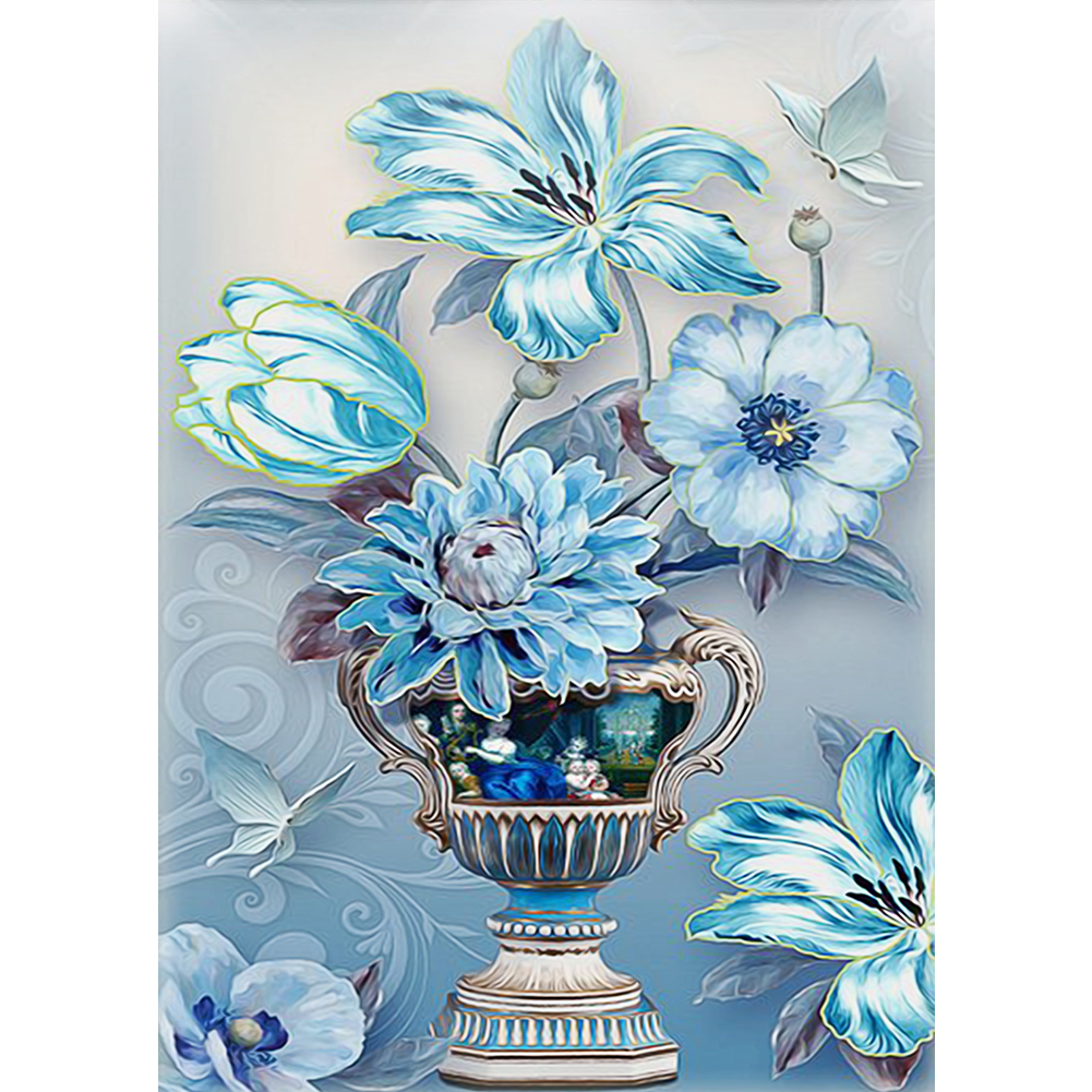 

30*40CM - Flower In A Vase - Special-Shaped Drill Diamond Painting, 501 Original