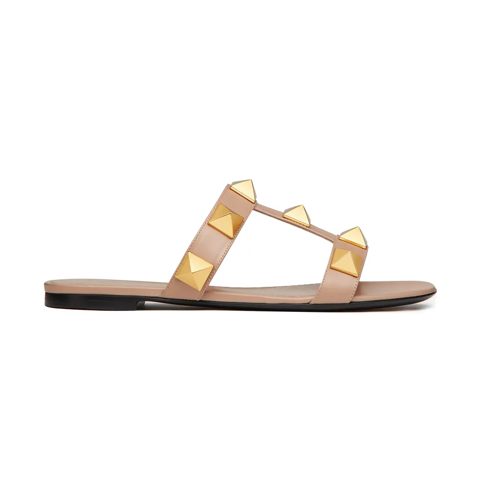 Women's Roman Stud Slide Sandals-vocosishoes