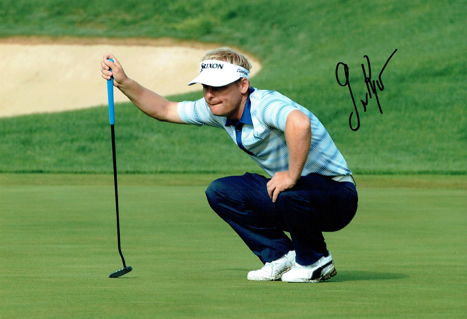 Soren KJELDSEN Portugal Masters Golf 12x8 Photo Poster painting Signed Autograph AFTAL COA