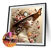 Diamond Painting -DIY Round Drill Elegant Beauty(40x40cm)