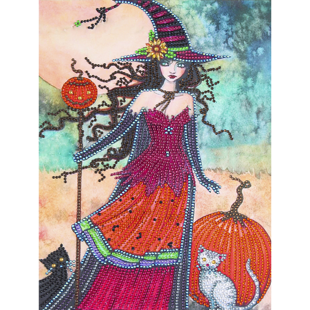 

Halloween - Special Shaped Diamond Painting - 30*40CM, 501 Original
