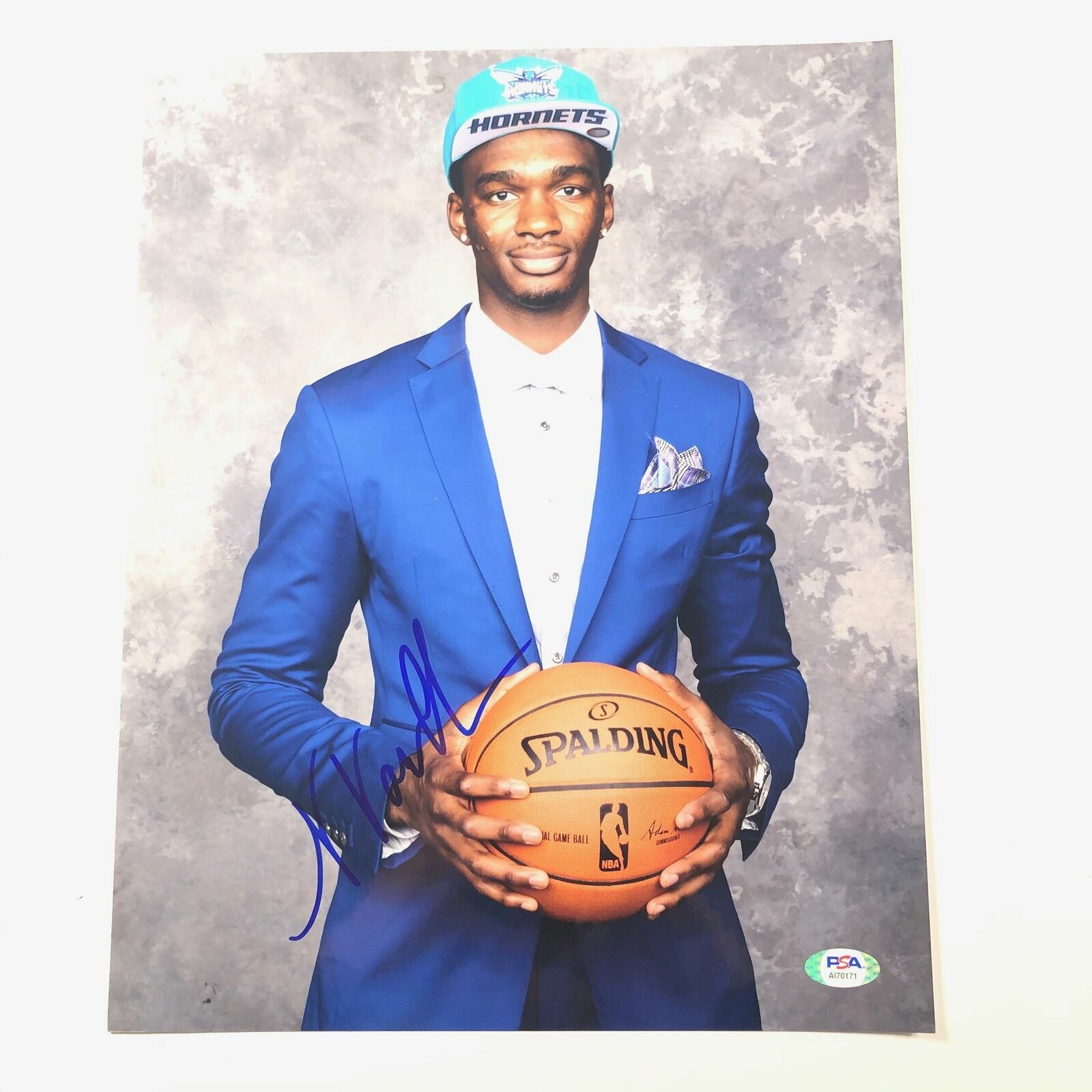 Noah Vonleh signed 11x14 Photo Poster painting PSA/DNA Charlotte Hornets Autographed